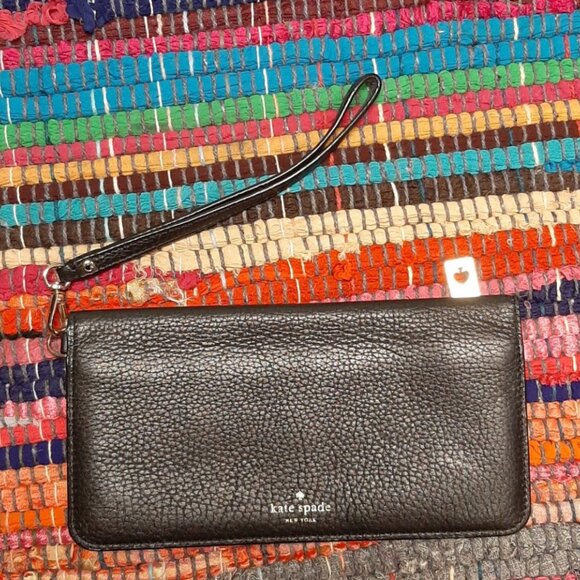 Kate Spade BLACK Purse WITH Matching Wallet SET - Picture 12 of 14